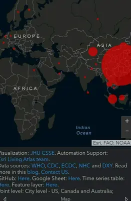 Coronavirus Map android App screenshot 2